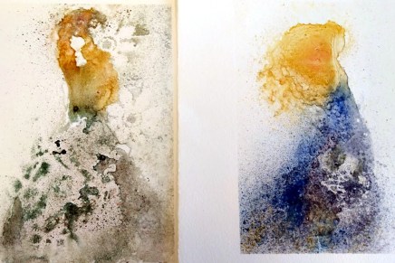 akvarellimonotypia – uusi&nbsp;tuttavuus