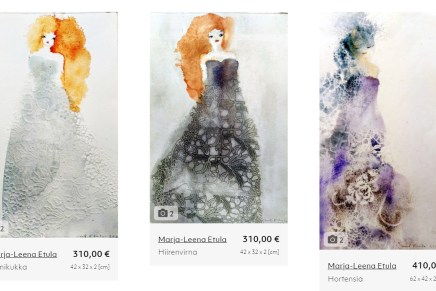 uusia akvarelleja taikossa