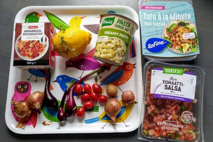 uusia makuja testissä