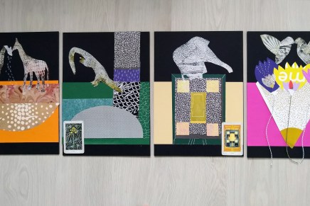 tarotkortit innostivat kollaasiin