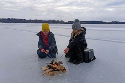 jäinen talvilomaviikko alkoi