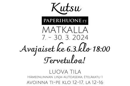 puuhapäiviä tiedossa