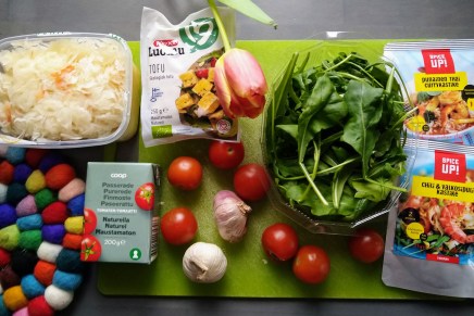 tofua maustekastikkeen kera