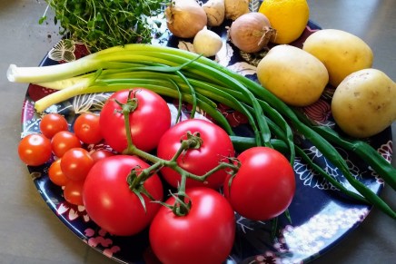 nams-tuoretomaattikeitto ja katkarapucaesar kotikeittiön&nbsp;tapaan