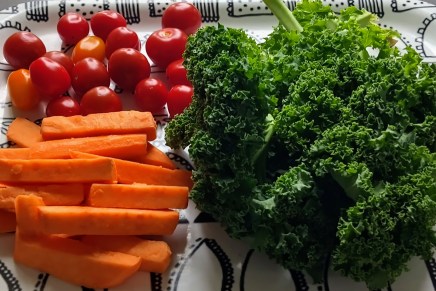 bataattia ja lehtikaalia